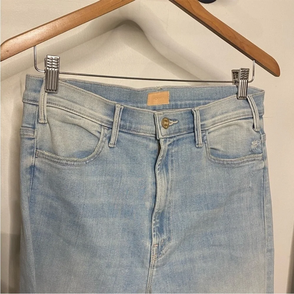 Viral MOTHER The Hustler Ankle Fray Women Jeans in Not So Chill Pill size 27 - Picture 4 of 10